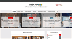 Desktop Screenshot of discapnet.es