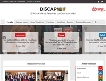 Tablet Screenshot of discapnet.es
